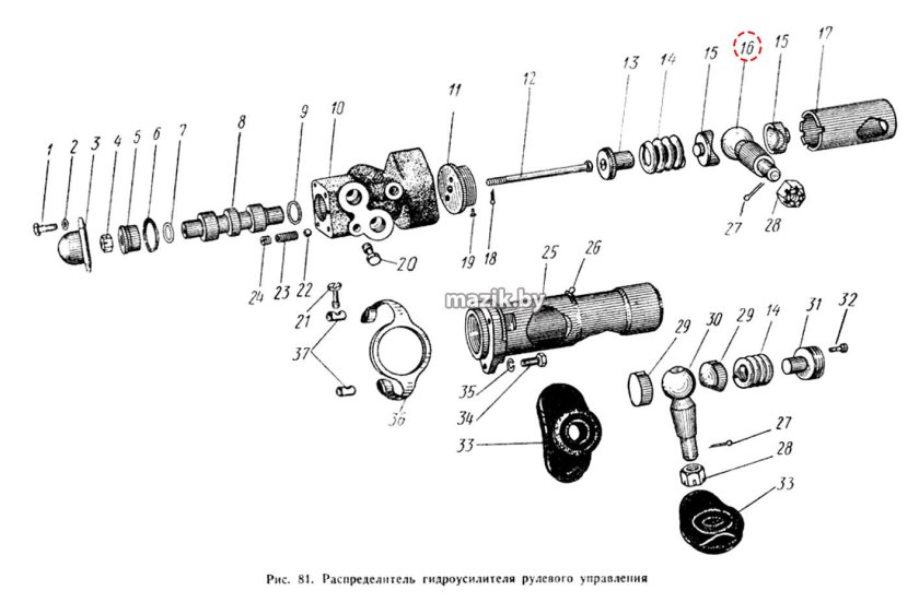 Распределитель ГУР КРАЗ 500а-3405016