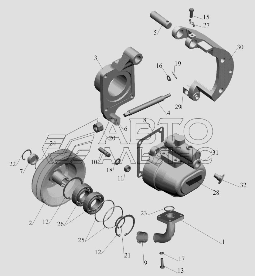 Насос ГУРА МАЗ 5440