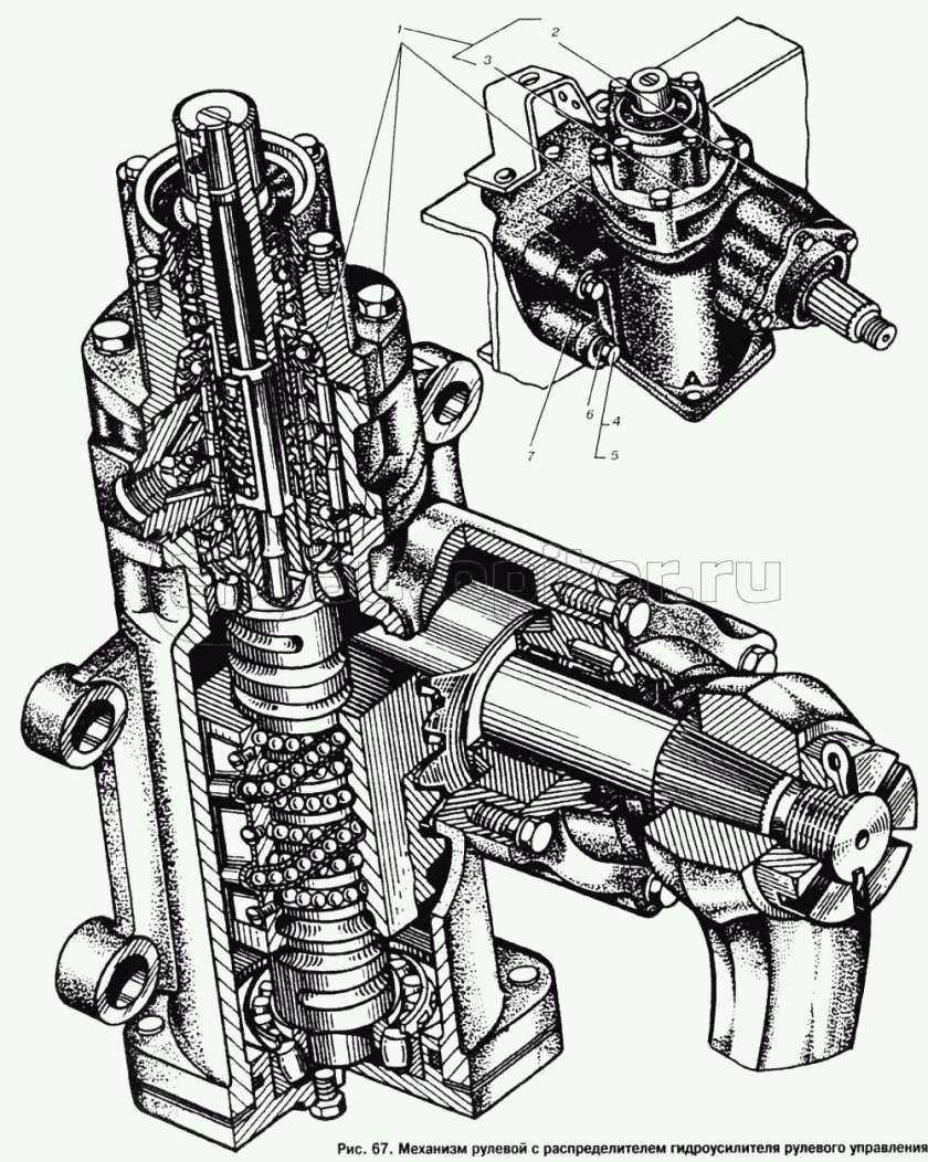 Распределитель ГУР МАЗ 5440