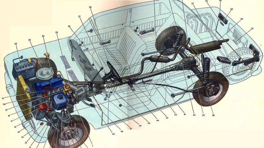 Шасси ВАЗ 2106