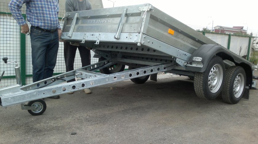 Прицеп МЗСА самосвальный
