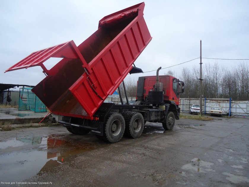 Задний борт самосвала Скания