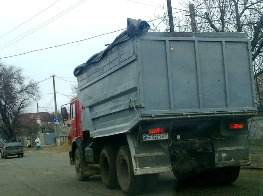 КАМАЗ 55111 задний