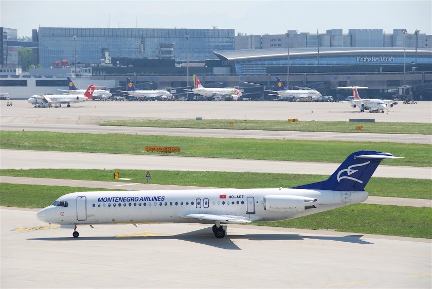 Montenegro Airlines парк самолетов