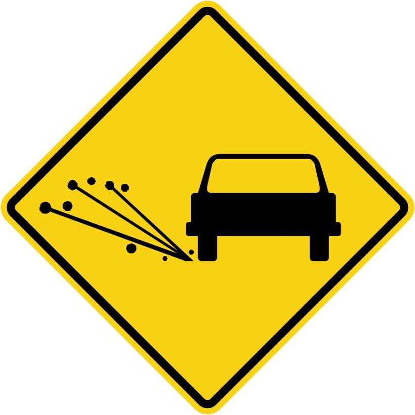 Дорожный знак трафик