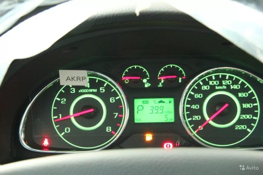 Приборная панель Део Джентра