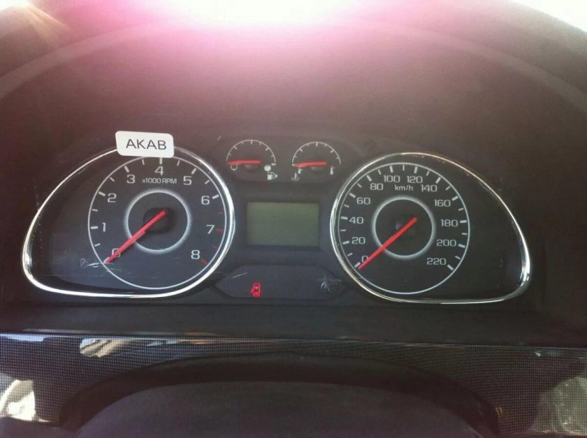 Панель приборов Равон Джентра