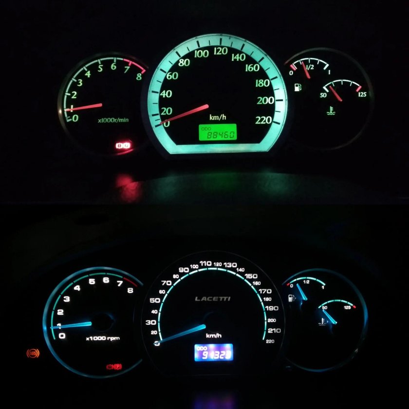 Chevrolet Lacetti приборная