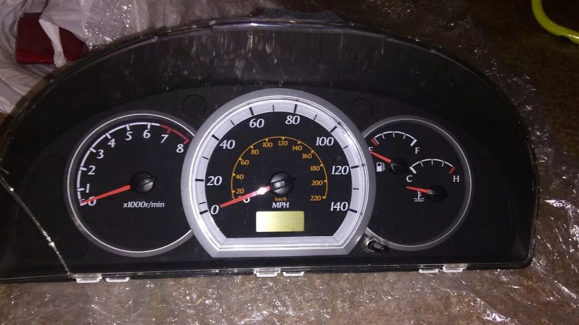 Chevrolet lacetti приборная панель