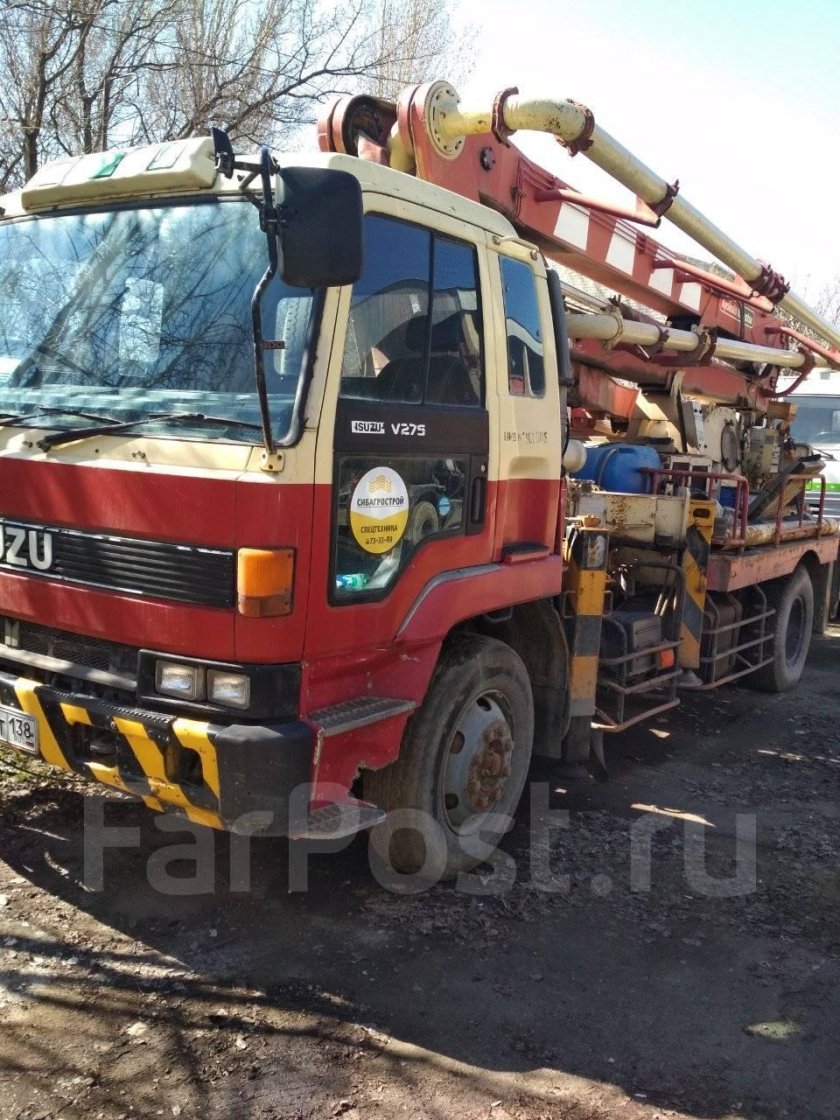 Автобетононасос Hino 18 метров