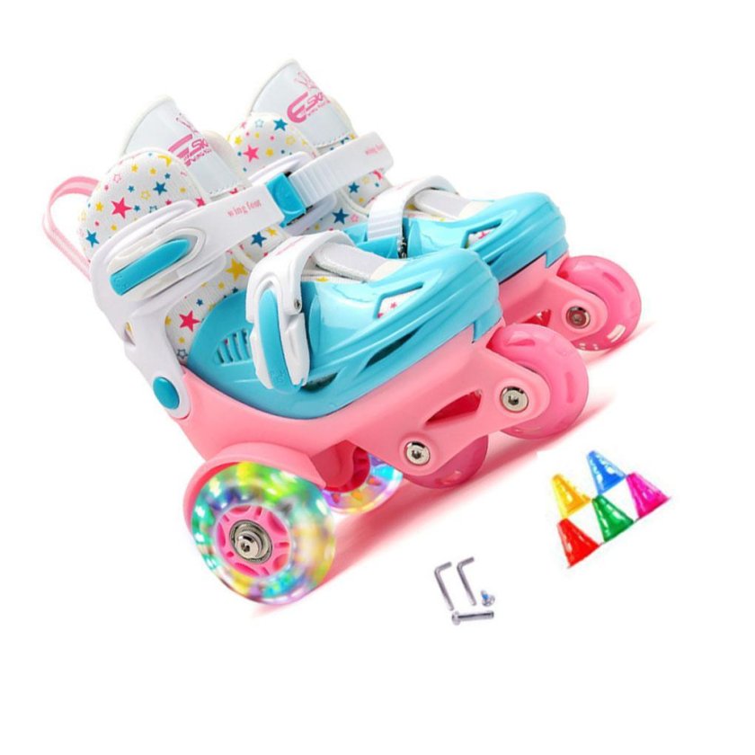 Ролики четырехколесные на липучках