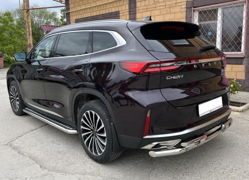 Юбка заднего бампера чери Эксид