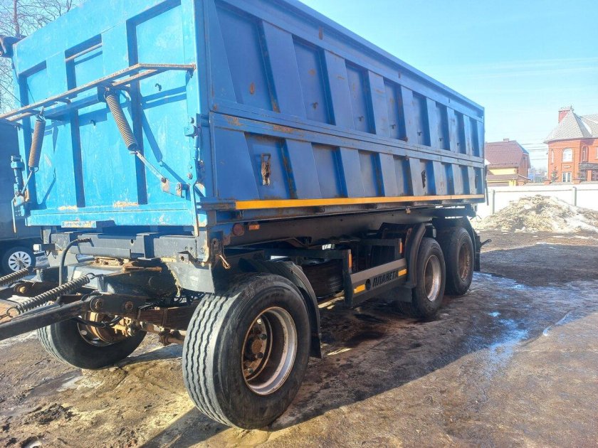Самосвальный прицеп маз
