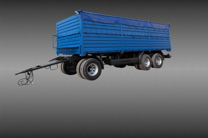 Трёхосный самосвальный прицеп КАМАЗ