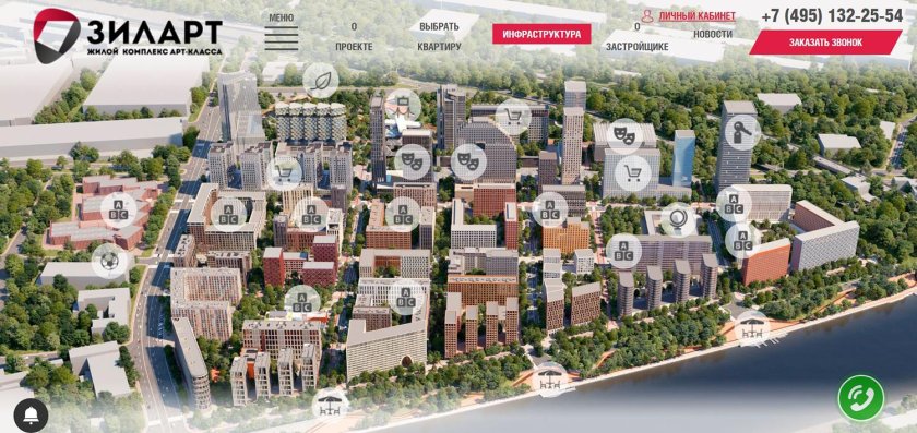 ЖК ЗИЛАРТ генплан