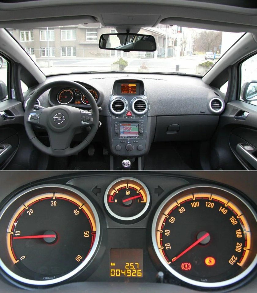 Приборная панель Опель Корса 2008