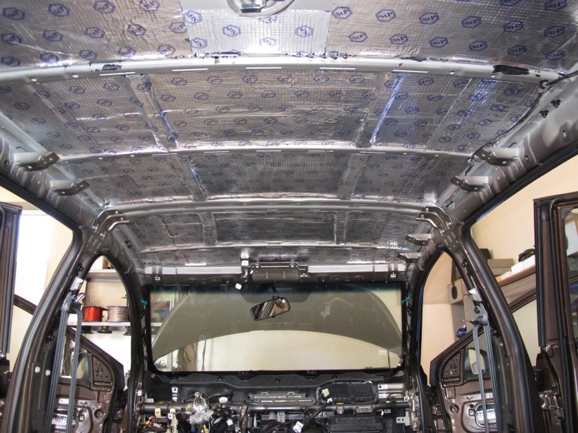 Шумоизоляция крыши Инфинити g35