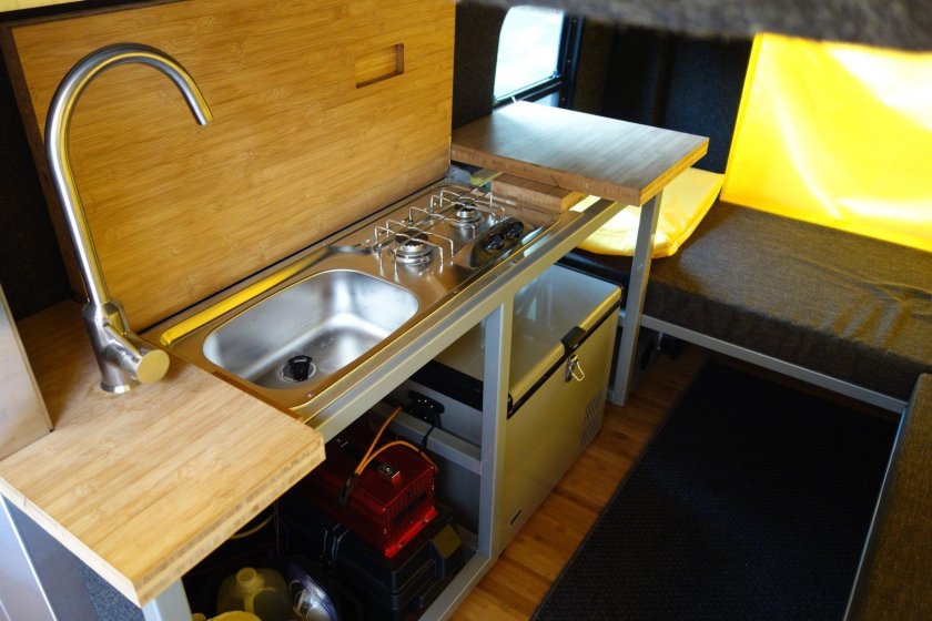 Складная раковина автодом