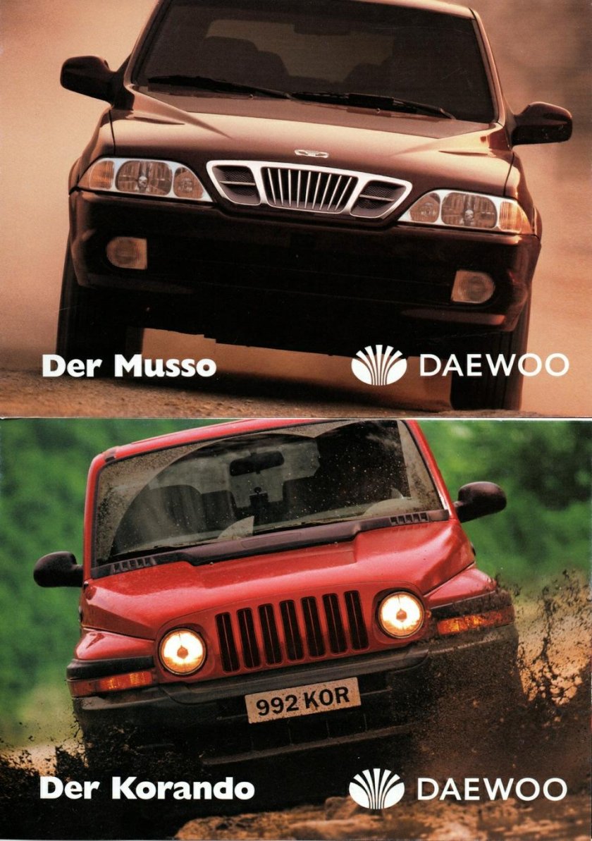 Daewoo Musso реклама