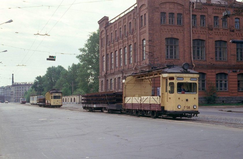 Грузовой трамвай санкт-петербурга гм 63