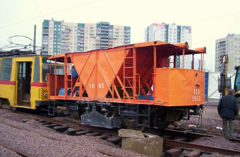 Грузовой трамвай Санкт-Петербурга ГМ 63