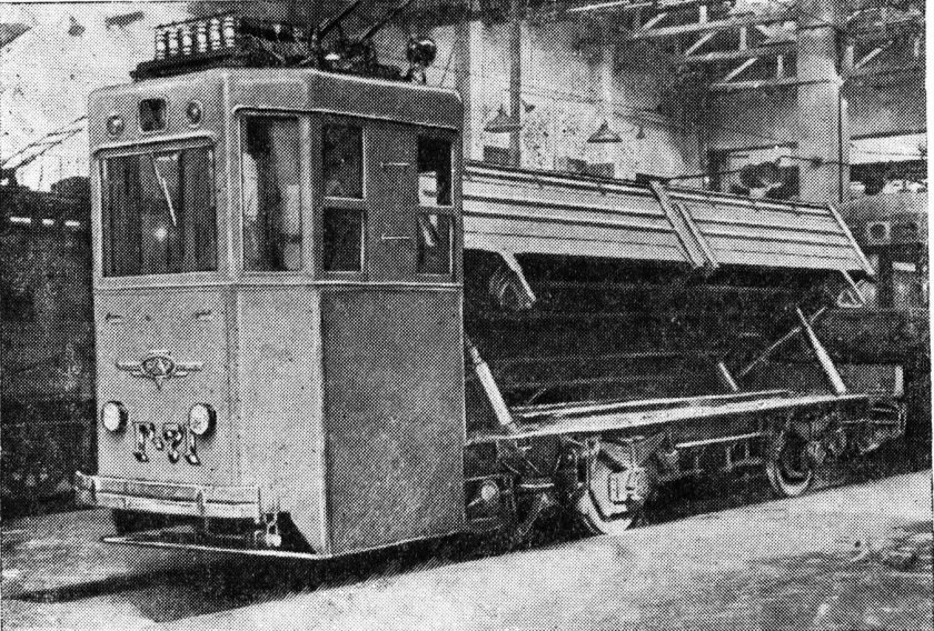 Ленинградский грузовой трамвай 1942