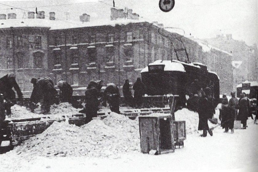 Блокада Ленинграда блокадный трамвай