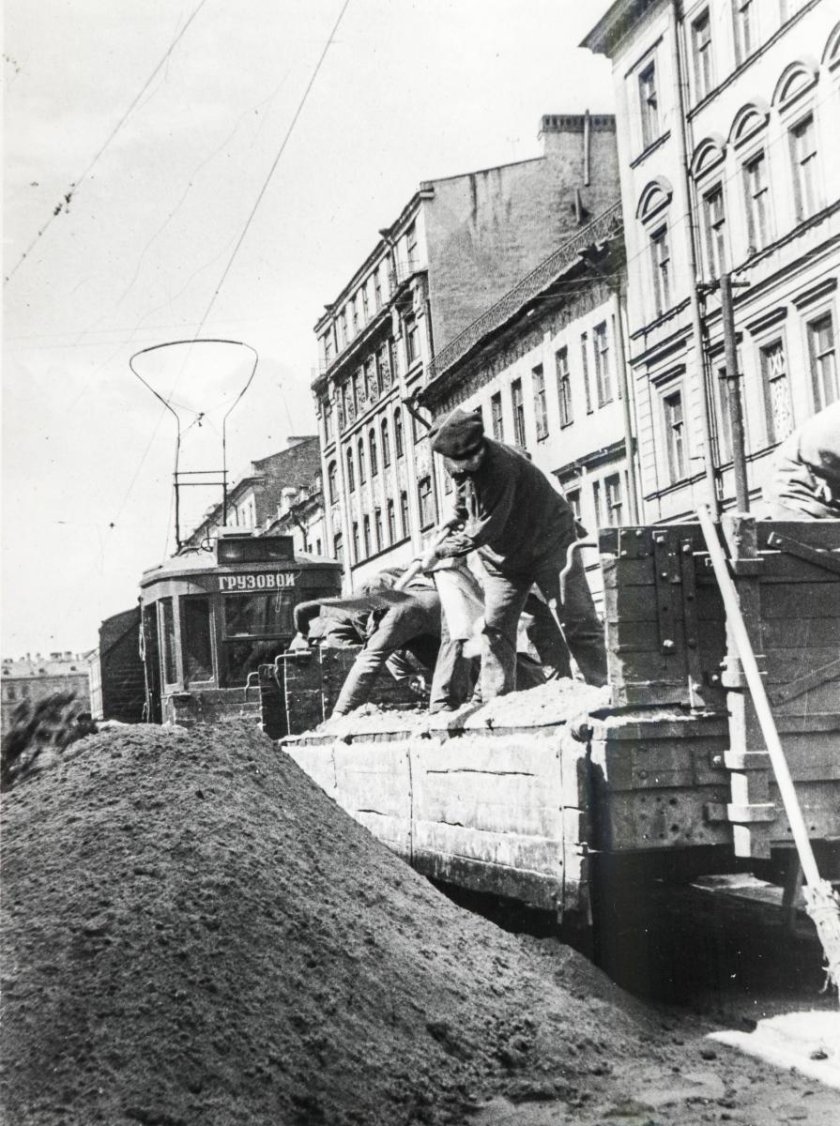 Блокадный трамвай Ленинграда