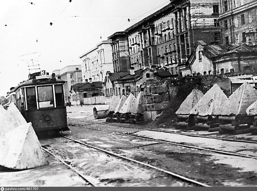 Московский проспект Ленинграда 1941