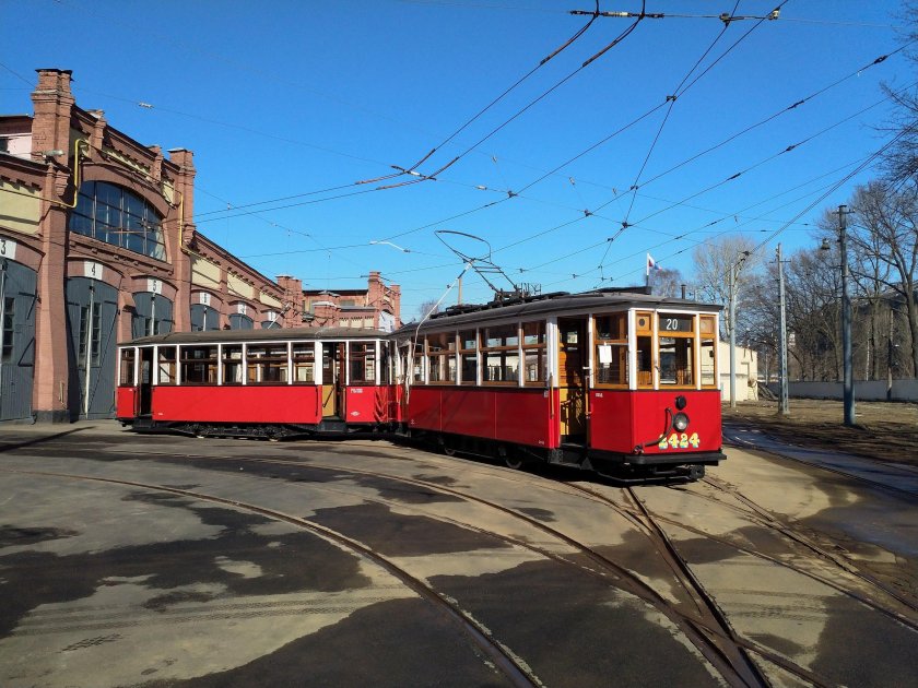 Трамвай ретро Ленинград