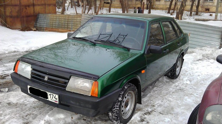 ВАЗ 21099 темно зеленый металлик