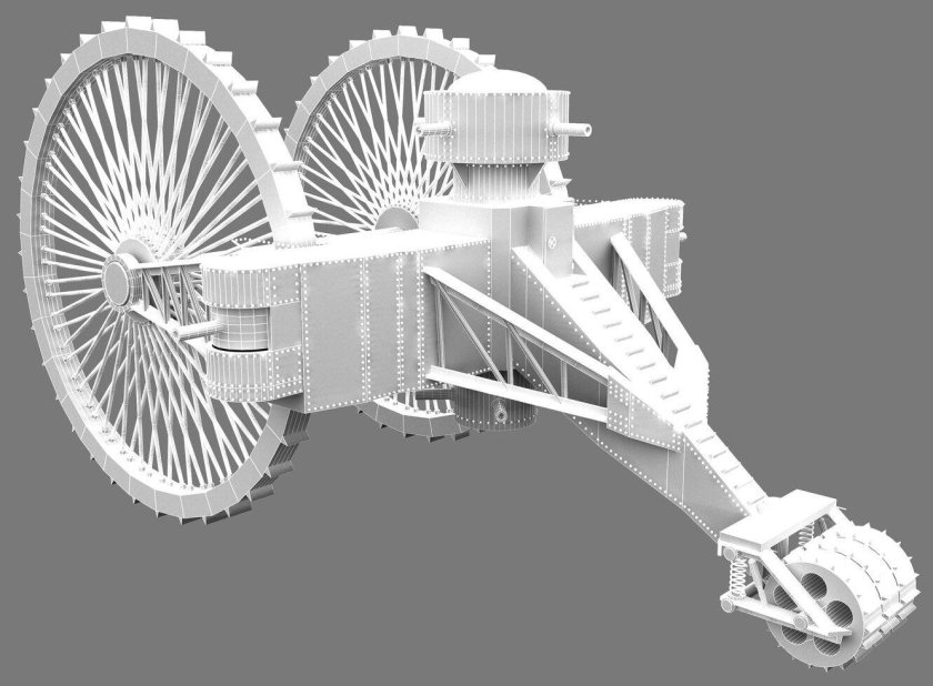 Царь-танк Лебеденко модель