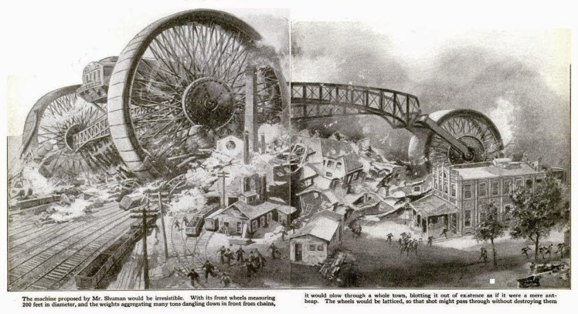 Царь-танк Лебеденко дизельпанк