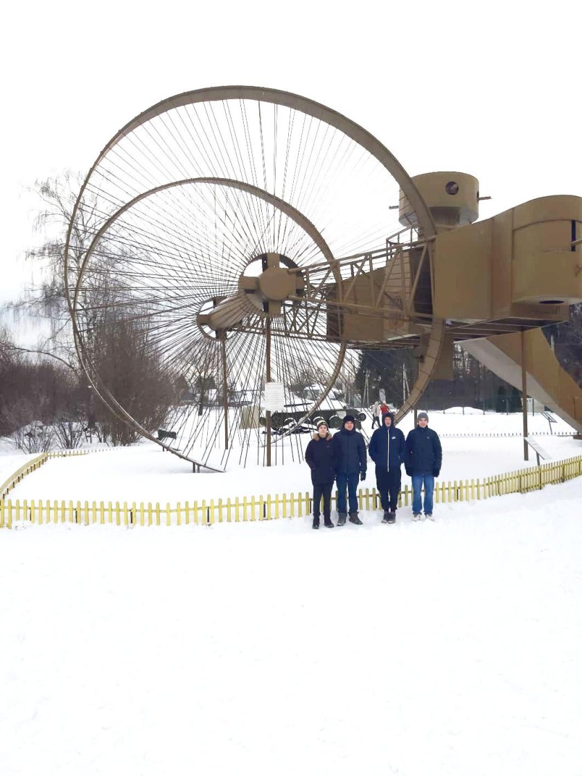 Царь-танк Лебеденко в музее танка т-34