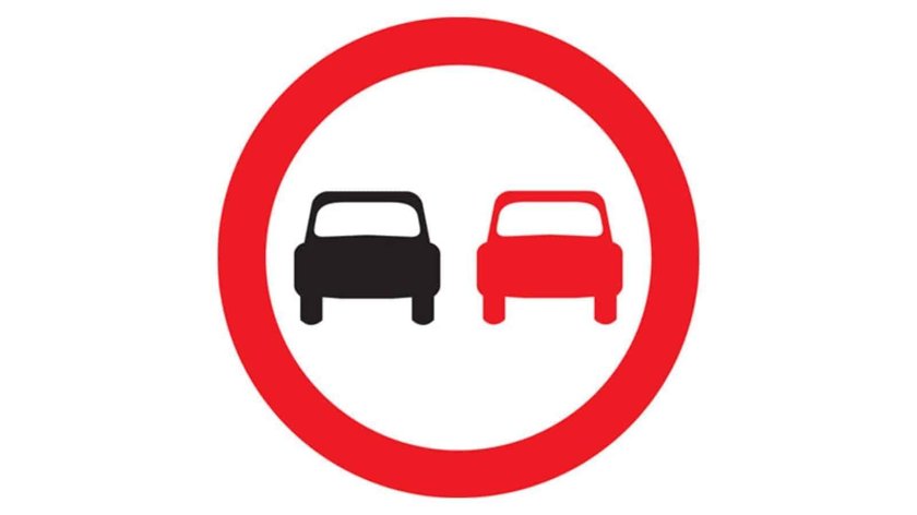 Дорожный знак легковой автомобиль