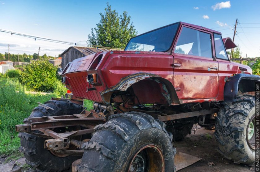 Болотоход из инвалидки