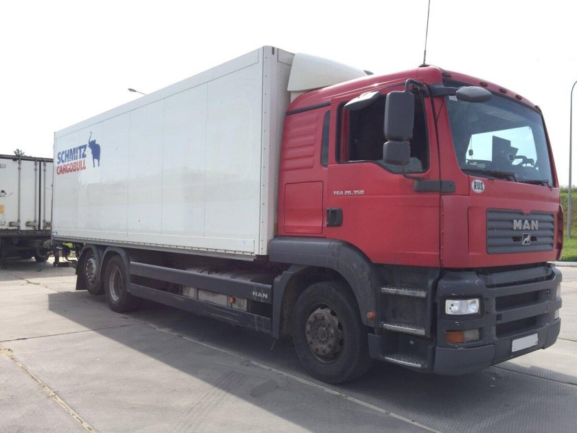 Грузовой фургон man TGA 26.350