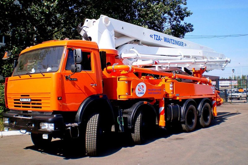 Бетононасос КАМАЗ АБН 75/42