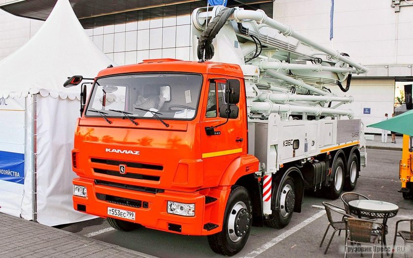 Бетононасос КАМАЗ АБН 75/42