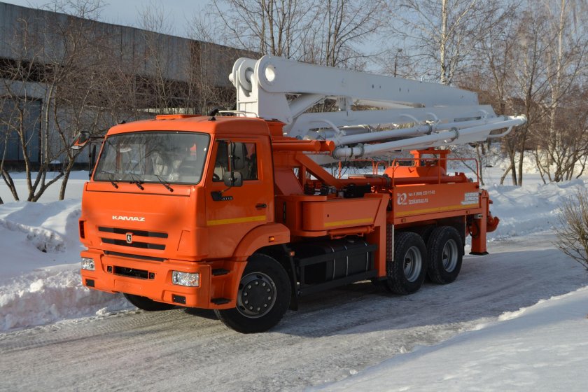 Бетононасос КАМАЗ АБН 75/21 - 21 М