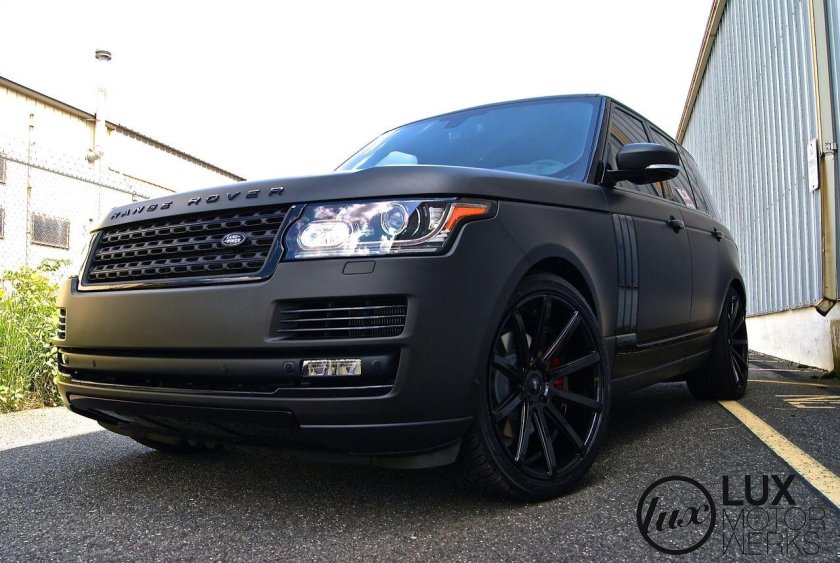 Рендж Ровер спорт черный матовый