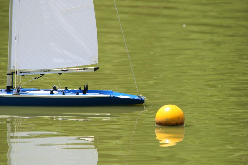 Желтые зелёные синие яхты спортивные