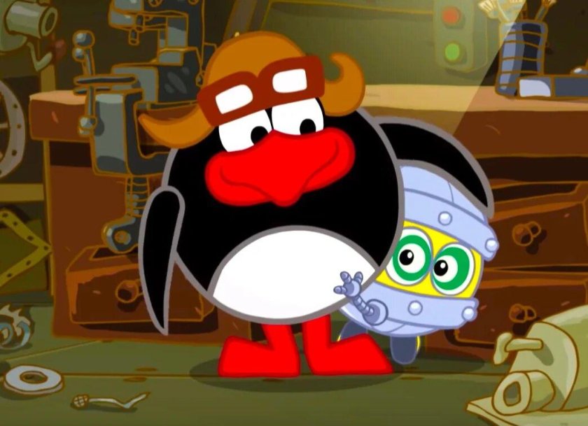 Смешарики пин и би би