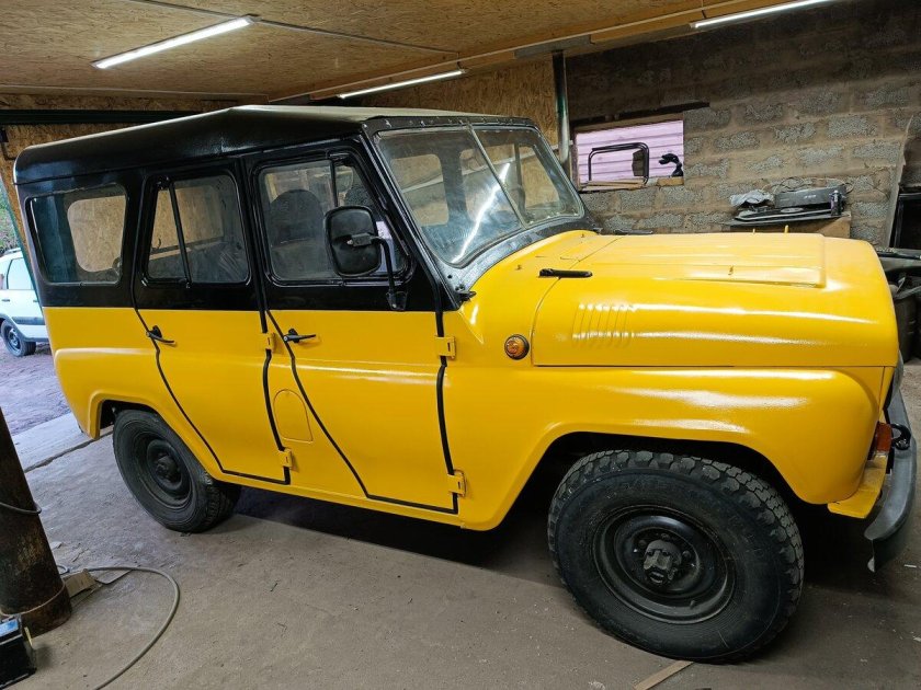 Уаз 31514 желтый