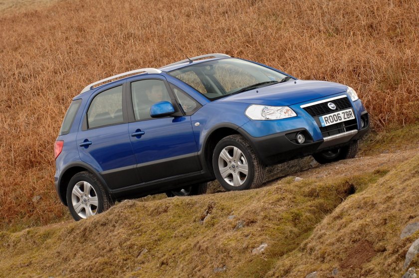 Синий Фиат Седичи