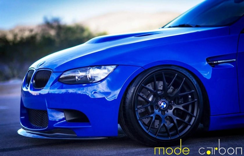BMW e92 m3 синяя