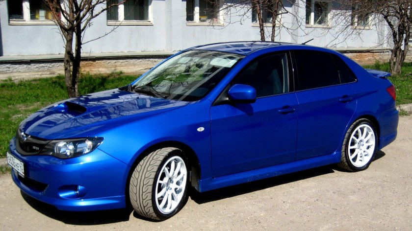 Субару Импреза 2008 синий