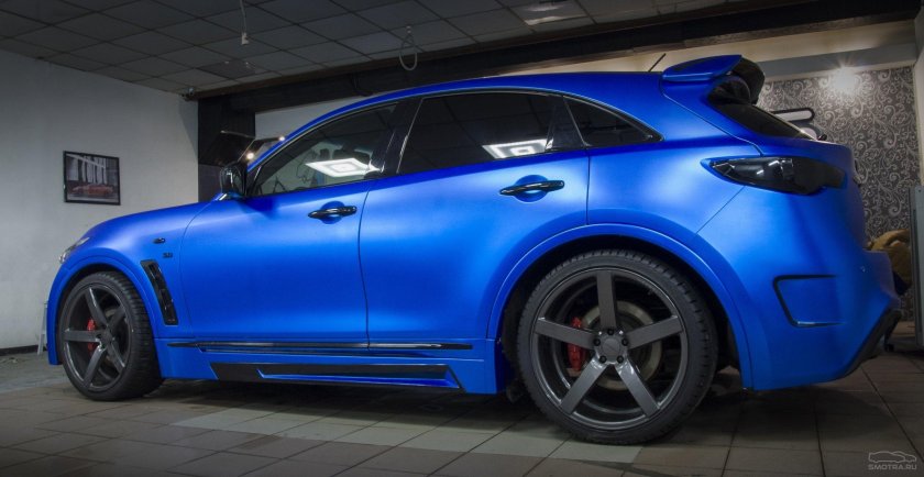 Infiniti FX 70 синяя