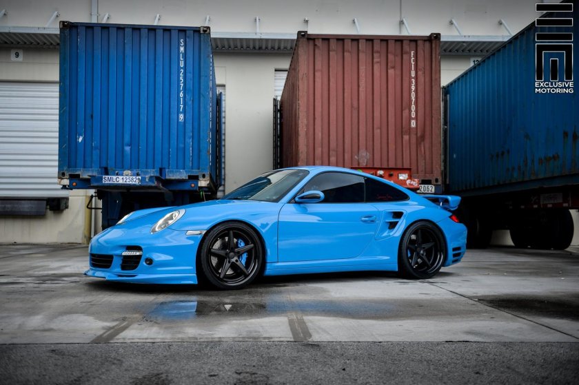 Porsche 997 Blue