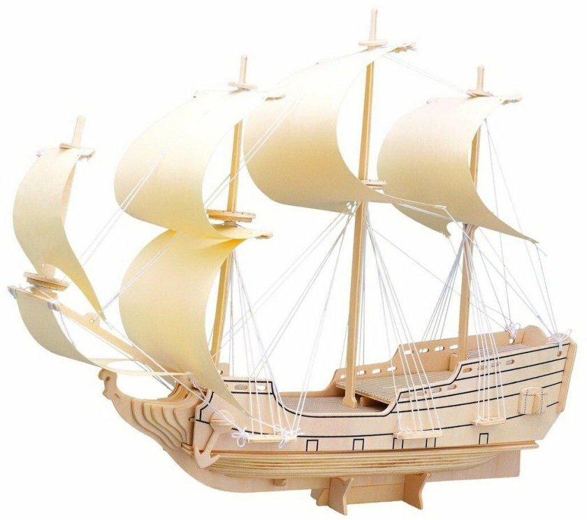 Сборная модель парусник Орел